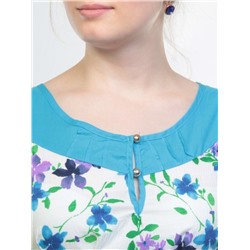 W077 Сарафан женский (97%хлопок, 3% эластан) размер 42