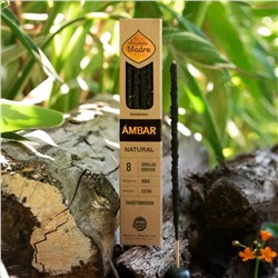 Natural Incense Stick AMBER, Sagrada Madre (Благовония серии Нэчрл АМБЕР, Саграда Мадре), уп. 8 палочек