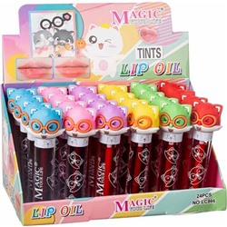 Блеск для губ MAGIC LIP GLOSS Совы в очках тинт LС-866 Karite (мин.6шт.)