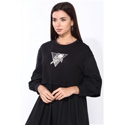 Faufilure С1216 черный, Платье