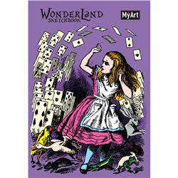 MyArt. СКЕТЧБУК "Wonderland sketchbook" АЛИСА