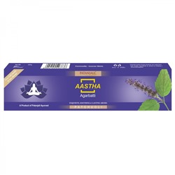 Aastha agarbatti PATCHOULI, Patanjali (Аастха благовония ПАЧУЛИ, Патанджали), 125 г.