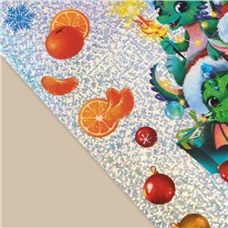 Интерьерные наклейки «Дракончики», голография 21 х 29.7 см