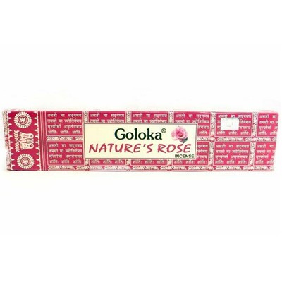 Goloka NATURE'S ROSE (Высококачественные индийские благовония РОЗА, Голока), 15 г.