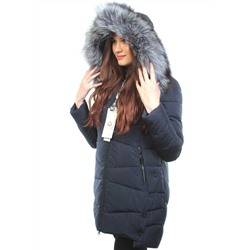 M16-78 Пальто женское с натуральным мехом Meajiateer размер M - 44 российский