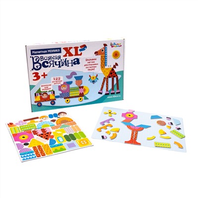 Магнитная мозаика «Всякая всячина» XL 122 элемента