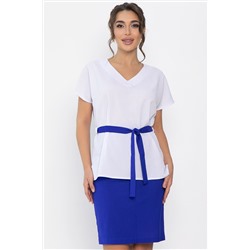 Костюм Лэдис (бело-синий) К14101-14М