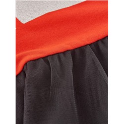 Платье UD 3898 крас/черный