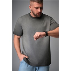 Мужская футболка оверсайз с эффектом градиент Happyfox