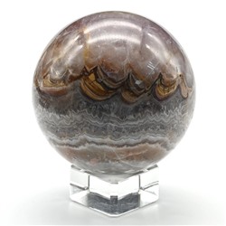 Шар из аметиста и агата, диаметр 91мм, 1096г