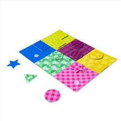 Игра на липучках из фетра «Методика Сегена» набор № 2