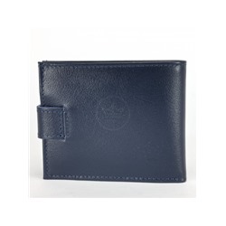 Портмоне мужское Croco-ПР-901 натуральная кожа 2 отд,  4 карм,  синий орфей (151)  227364