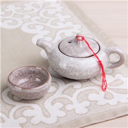 УЦЕНКА Набор для чайной церемонии «Лунный камень», 7 предметов: чайник 150 мл, 6 пиал 50 мл