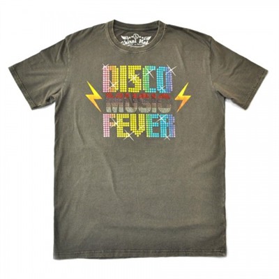 Футболка "Disco Music Fever" (grey)