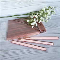 Палочки акриловые для эскимо 11 см, 50 шт (розовое золото)