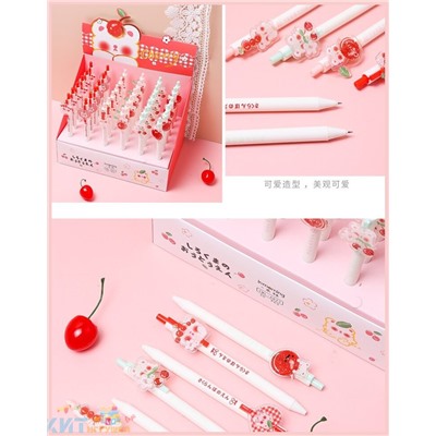Ручка гелевая чёрная Cherry 1 шт YML-6827, YML-6827