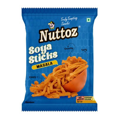 Soya Sticks MASALA, Nuttoz (Соевые палочки МАСАЛА, Наттоз), 150 г.