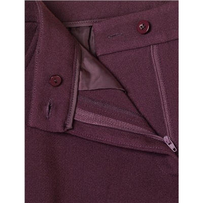 Прямые брюки из супер-плотной эластичной поливискозы