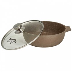 Жаровня 3 л АП Гранит brown 33806