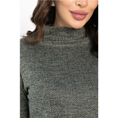 Платье В ритме мегаполиса (зеленое) П14059-33М