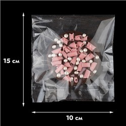Конверт прозрачный с клейкой полосой 10*15 см