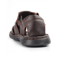 P2315-10 BROWN Сандалии мужские (натуральная кожа) размер