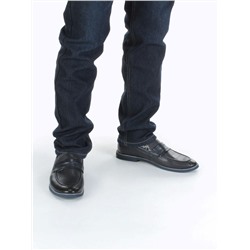 C182-4 DARK BLUE Полуботинки мужские (натуральная кожа) размер