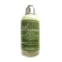 Face Cleanser NEEM, TULSI & ALOEVERA, Indian Khadi (Средство для умывания НИМ, ТУЛСИ И АЛОЭ (алое) ВЕРА, Мягко очищает и тонизирует, Индиан Кхади), 200 мл.