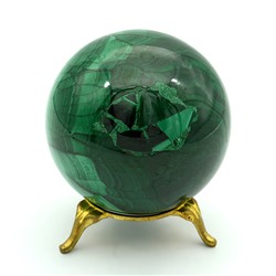 Шар из малахита 1сорт 70мм, 712гр.