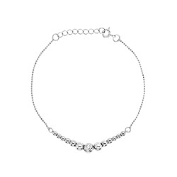 Браслет из серебра без вставки, ТФБ-1593