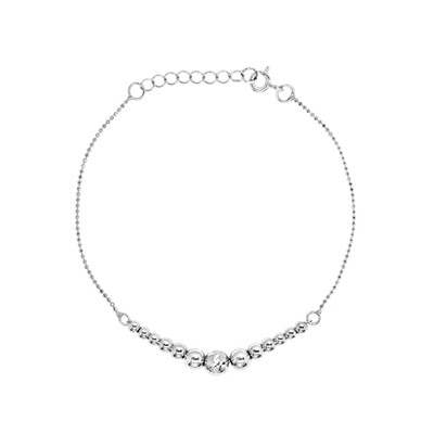 Браслет из серебра без вставки, ТФБ-1593