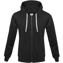 Толстовка на молнии с капюшоном Unit Siverga, черная