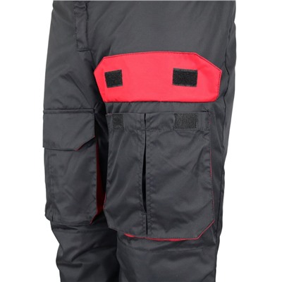 Костюм зимний Centaur (Blazer/Fleece), куртка/полукомбинезон, цвет - Красный/черный К-472