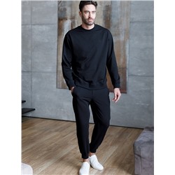 Джемпер из тонкого премиального футера с эластаном