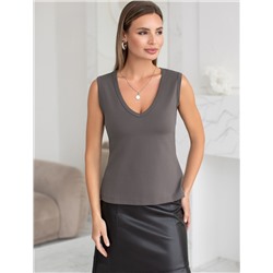 Топ из премиального хлопка с эластаном