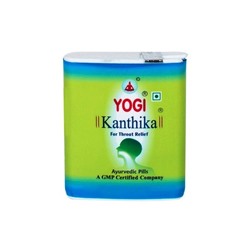 YOGI KANTHIKA, Yogi Ayurvedic (ЙОГИ КАНТИКА, Драже для лечения горла), 70 шт.