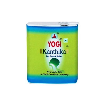 YOGI KANTHIKA, Yogi Ayurvedic (ЙОГИ КАНТИКА, Драже для лечения горла), 70 шт.