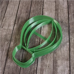 Вырубка для пряника с оттиском "Воздушный шар" пластик, 11 см