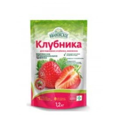 Клубника 1,2кг комплексное удобрение (Долина Плодородия) /20шт/600шт