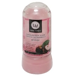 U&I MANGOSTEEN ALUM CRYSTAL DEODORANT (Алунитовый дезодорант С МАНГУСТИНОМ), 80 г.