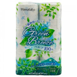 Туалетная бумага Green Breeze Forest Marutomi (2 слоя), Япония