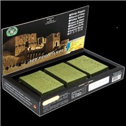 Set №1 with Olive Oil, BAY OIL and PINE, Dakka Kadima (Набор мыла "ЛАВРОВОЕ МАСЛО И СОСНА" с Оливковым маслом, Дакка Кадима), набор 3 шт. по 145 г.
