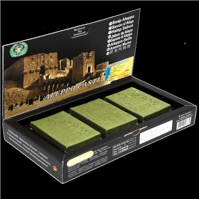 Set №1 with Olive Oil, BAY OIL and PINE, Dakka Kadima (Набор мыла "ЛАВРОВОЕ МАСЛО И СОСНА" с Оливковым маслом, Дакка Кадима), набор 3 шт. по 145 г.