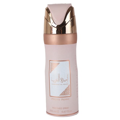 Ameerat Al Arab PRIVE ROSE Perfumed Spray, Lattafa (Амират Аль Араб СВЯЩЕННАЯ РОЗА парфюмерный спрей, Латтафа), 200 мл.