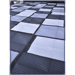 Простыня Ивановская бязь Грани вид 8-2 темно-серый