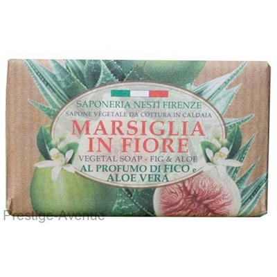 Мыло Nesti Dante  Marsiglia In Fiore  Инжир и Алоэ Вера, 125g