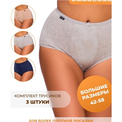 Набор утягивающих трусов STYLE GUIDE 3900 слипы 3 шт.