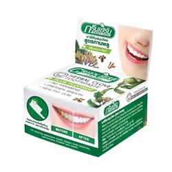 HERBAL CLOVE Toothpaste, Green Herb (Растительная зубная паста с гвоздикой), шайба, 25 г.