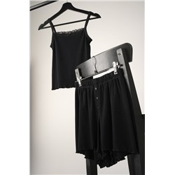 Женская пижама с шортами из ажурного хлопка Happyfox