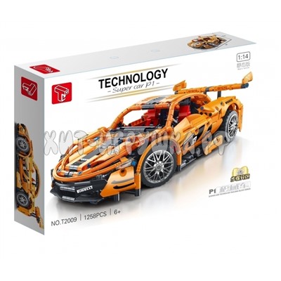 Конструктор Суперкар 1258 дет. T2009, T2009